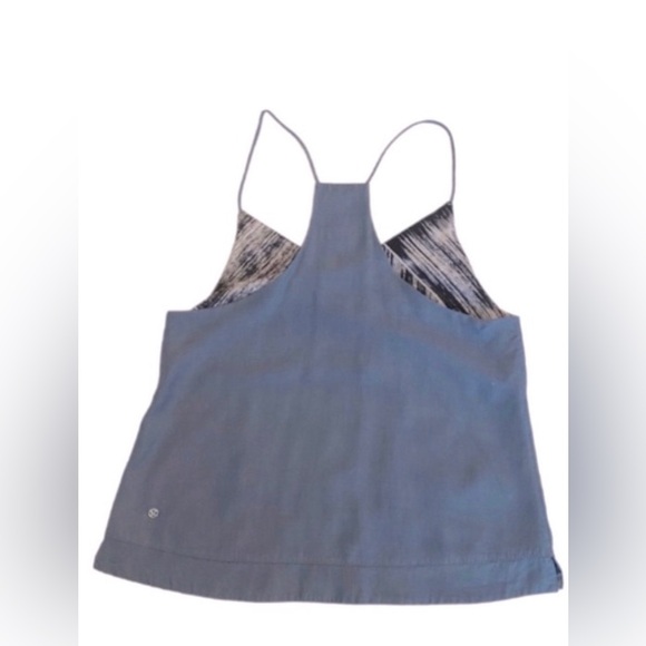 Lululemon Wake & Flow Blue Denim Tensel Cami Tank Top Size 6 - Picture 4 of 7